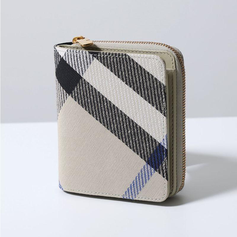 BURBERRY（バーバリー） 二つ折り財布 LS COMPACT ZIP BIFOLD CJ1