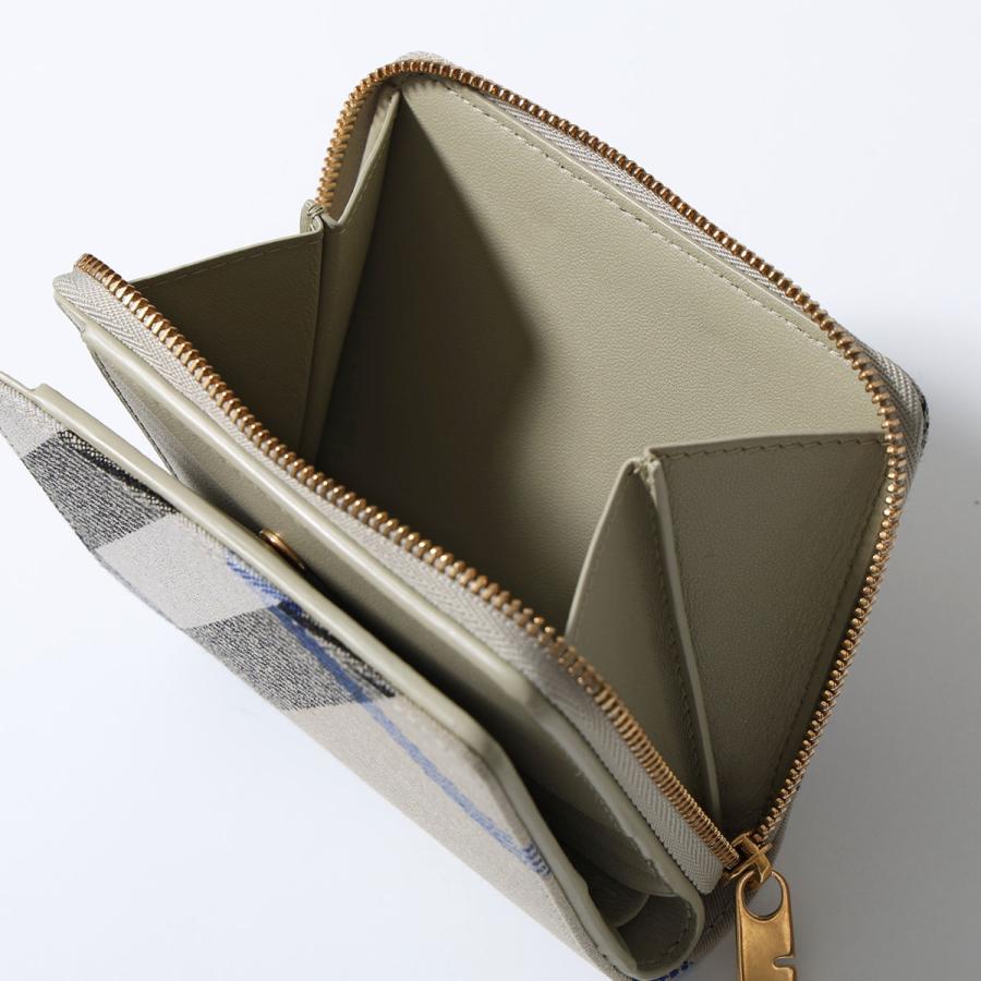 BURBERRY（バーバリー） 二つ折り財布 LS COMPACT ZIP BIFOLD CJ1