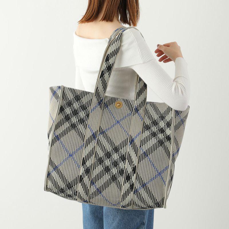 BURBERRY（バーバリー） トートバッグ LL MD KNIT TOTE CH4 8090405