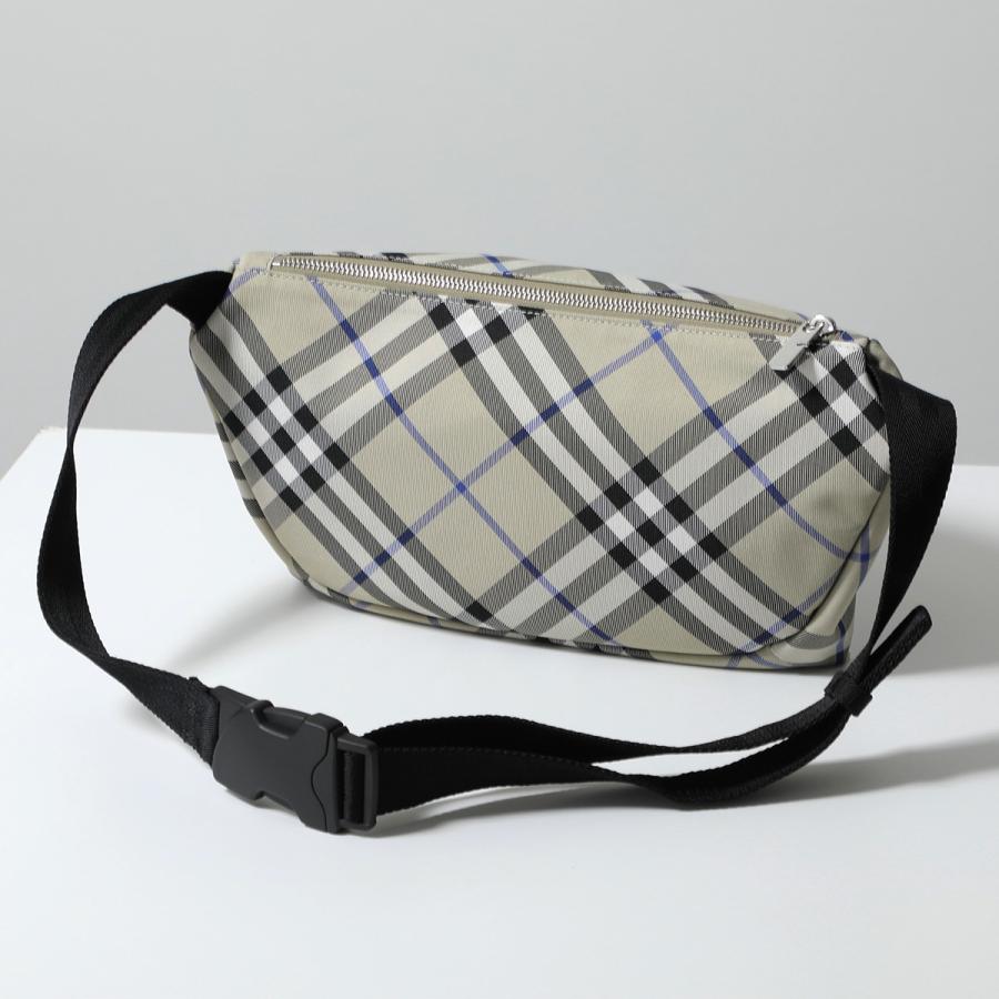 BURBERRY バーバリー ボディバッグ ML ESSENTIAL BELT BAG CEK エッセンシャル ベルトバッグ 8091781 メンズ チェック ロゴ 鞄 A3888/LICHENの画像