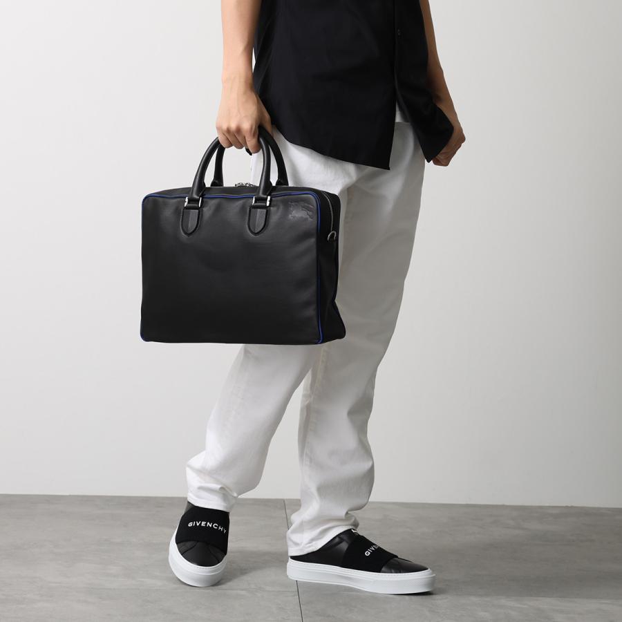 BURBERRY バーバリー ブリーフケース ML TWILL BRIEFCASE LGL 8085366 メンズ レザー ビジネスバッグ ショルダーバッグ 鞄 A1189/BLACKの画像