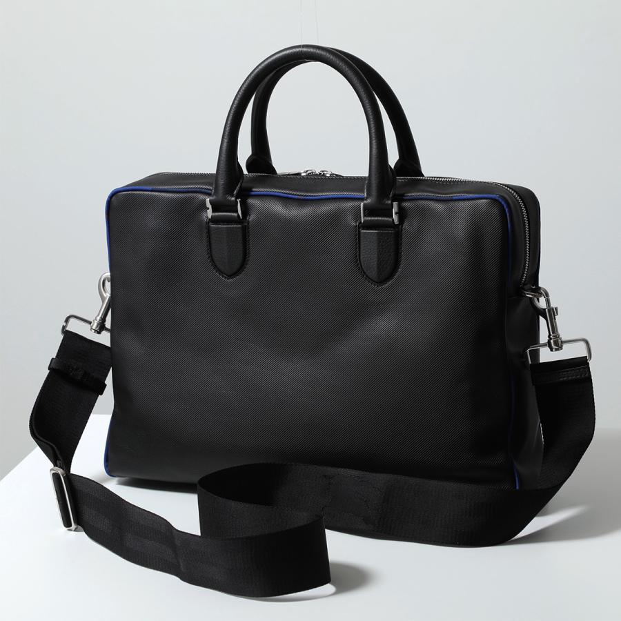 BURBERRY バーバリー ブリーフケース ML TWILL BRIEFCASE LGL 8085366 メンズ レザー ビジネスバッグ ショルダーバッグ 鞄 A1189/BLACKの画像