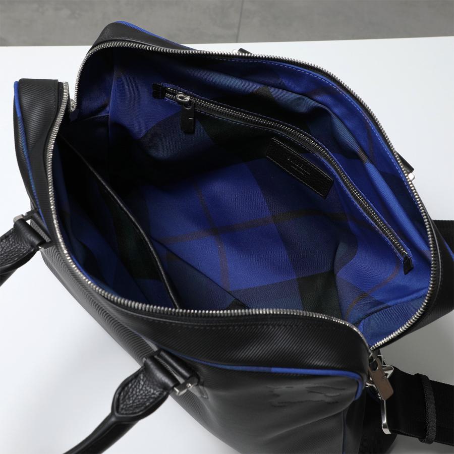 BURBERRY バーバリー ブリーフケース ML TWILL BRIEFCASE LGL 8085366 メンズ レザー ビジネスバッグ ショルダーバッグ 鞄 A1189/BLACKの画像