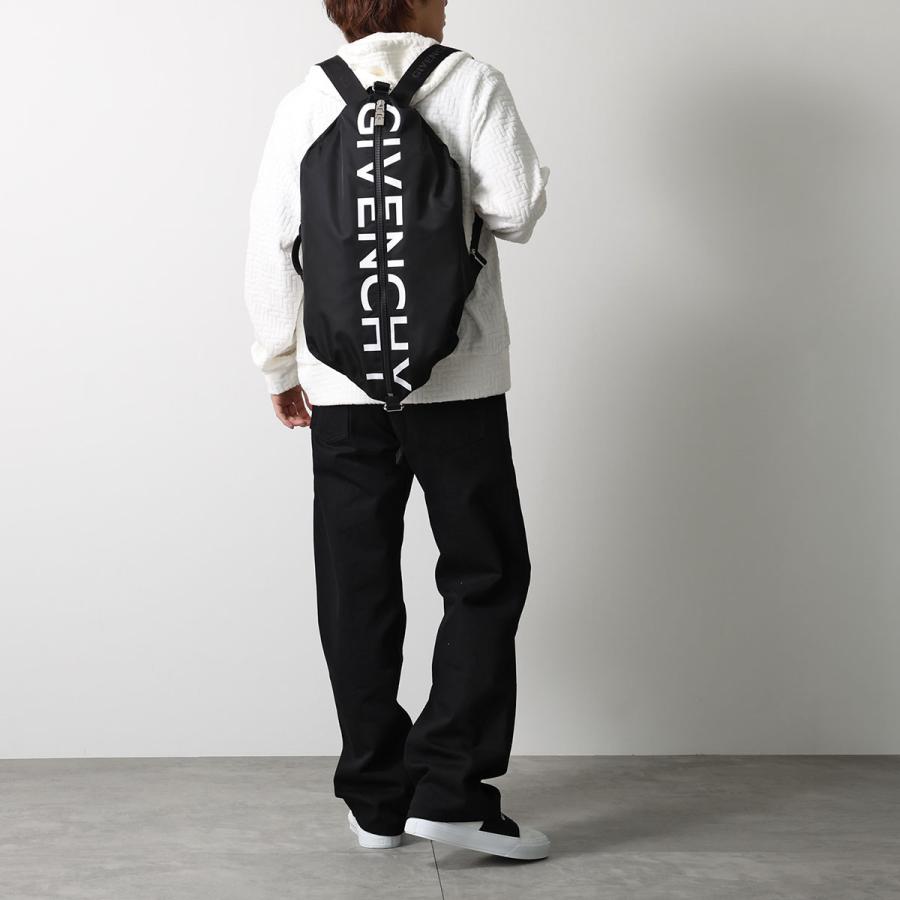 GIVENCHY ジバンシィ バックパック G-ZIP BACKOACK M BK50A8K1VF メンズ リュック ハンドバッグ ロゴ Gジップ 鞄 バッグ 004/BLACK/WHITEの画像