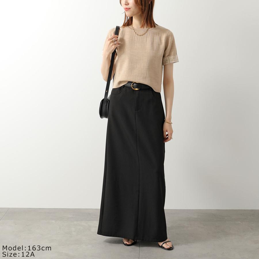 FENDI フェンディ　キッズ　ワンピース　黒　半袖　10 140cm FENDI（フェンディ） FENDI KIDS キッズ ニット JFG142 AOBL