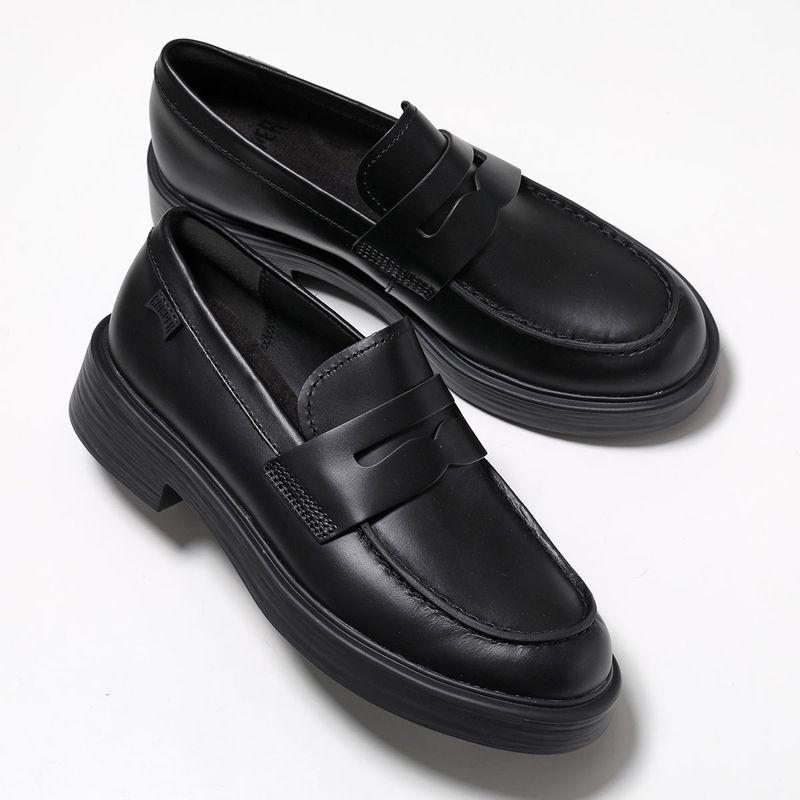 ★CAMPER ブラック ローファー リボン装飾★ CAMPER（カンペール） ローファー Dean ディーン K201790 レディース