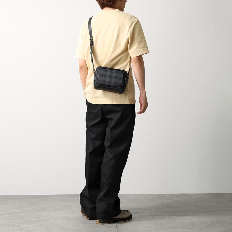 BURBERRY バーバリー ショルダーバッグ PADDY パディ 8074099 メンズ チェック クロスボディ 鞄 A1208/CHARCOALの画像