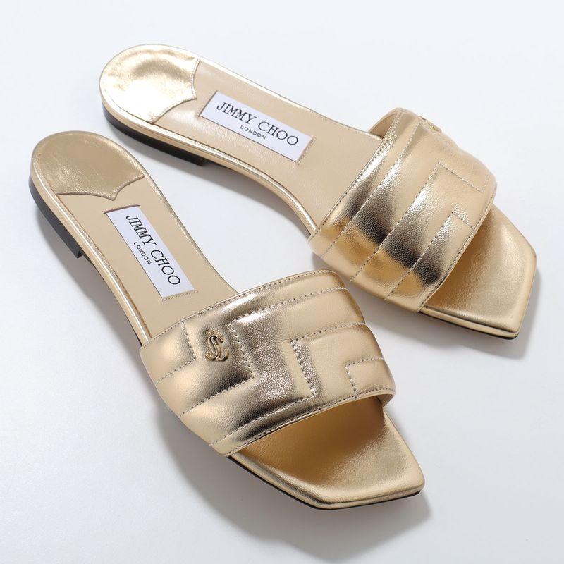 JIMMY CHOO（ジミーチュウ） サンダル THEMIS FLAT RBA レディース