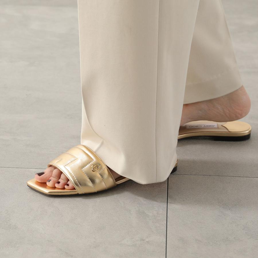 JIMMY CHOO（ジミーチュウ） サンダル THEMIS FLAT RBA レディース