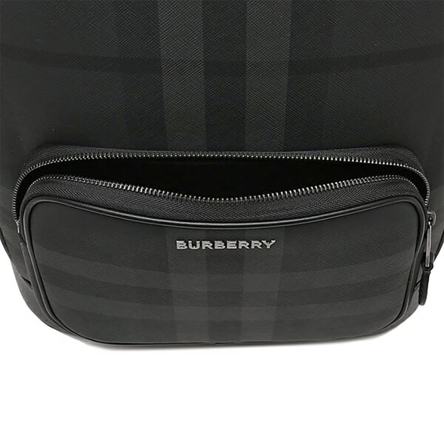 BURBERRY バーバリー バックパック ML ROCCO BRT ロッコ 8065630 メンズ リュック バーバリーチェック ロゴ 鞄 A8800/CHARCOALの画像