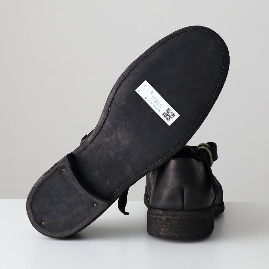GUIDI グイディ グルカサンダル GROPPONE FULL GRAIN 99SND メンズ グロッポーネ レザー Vibram ビブラムソール シューズ 靴 BLKTの画像