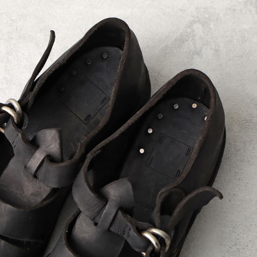 GUIDI グイディ グルカサンダル GROPPONE FULL GRAIN 99SND メンズ グロッポーネ レザー Vibram ビブラムソール シューズ 靴 BLKTの画像