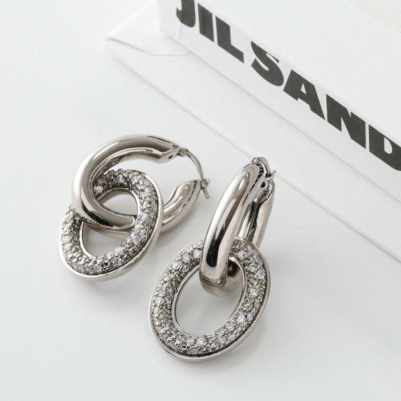 JIL SANDER ジルサンダー シルバー925 フープピアス JIL SANDER（ジルサンダー） ピアス J56VG0006 P5092 レディース
