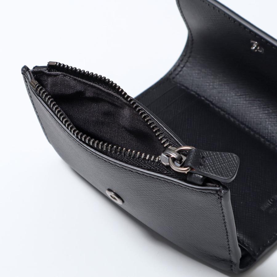 JIMMY CHOO　メタリックレザー製 三つ折り財布 JIMMY CHOO（ジミーチュウ） 三つ折り財布 RIAN TDB レディース ミニ