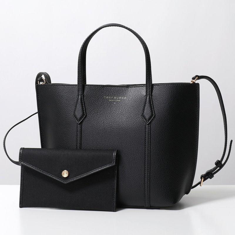 TORY BURCH トリーバーチ ペリー トートバッグ レザー 黒 A4収納可 TORY BURCH（トリーバーチ） トートバッグ PERRY SMALL TOTE ペリー