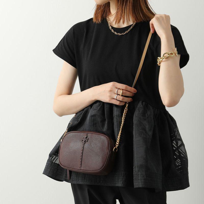 【美品】ToryBurch トリーバーチ カメラバッグ ブラウン TORY BURCH（トリーバーチ） ショルダーバッグ MCGRAW CAMERA BAG