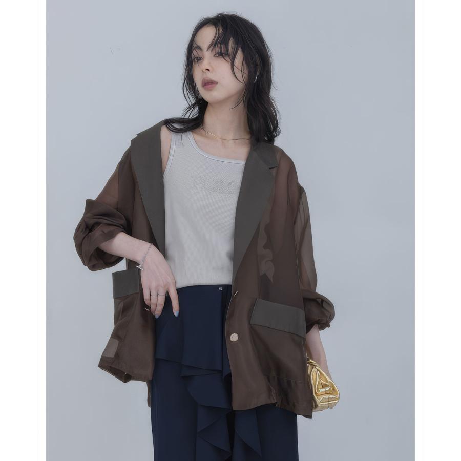 Eimee Law（エイミーロウ） シアー テーラードジャケット 84765Z-2