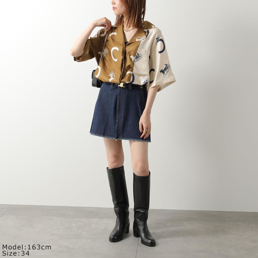 CELINE（セリーヌ） パジャマシャツ RB0363K27.01HM レディース シルク