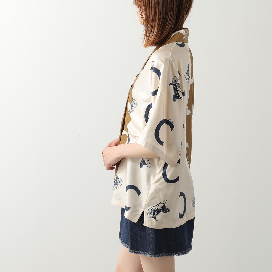 CELINE（セリーヌ） パジャマシャツ RB0363K27.01HM レディース シルク