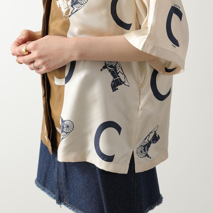 CELINE（セリーヌ） パジャマシャツ RB0363K27.01HM レディース シルク