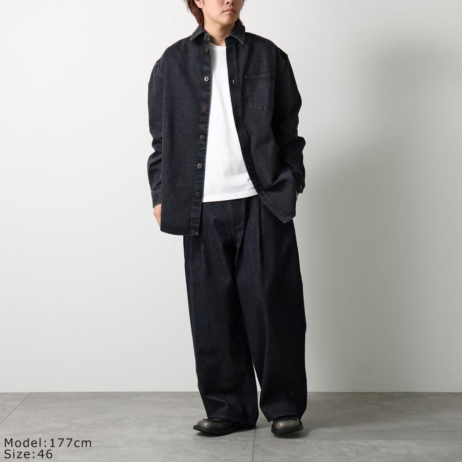 LOEWE 刺繍入りデニムシャツ LOEWE（ロエベ） オーバーシャツ H526Y1DX02 レディース アナグラム