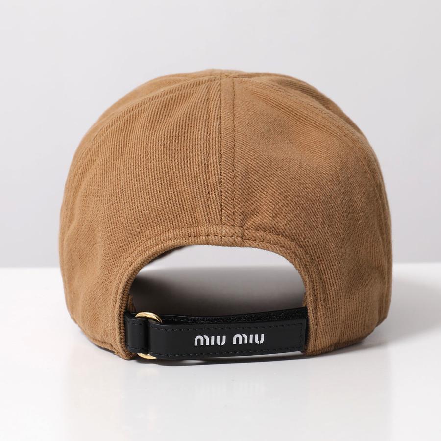 miu miu（ミュウミュウ） ベースボールキャップ 5HC370 2CR2