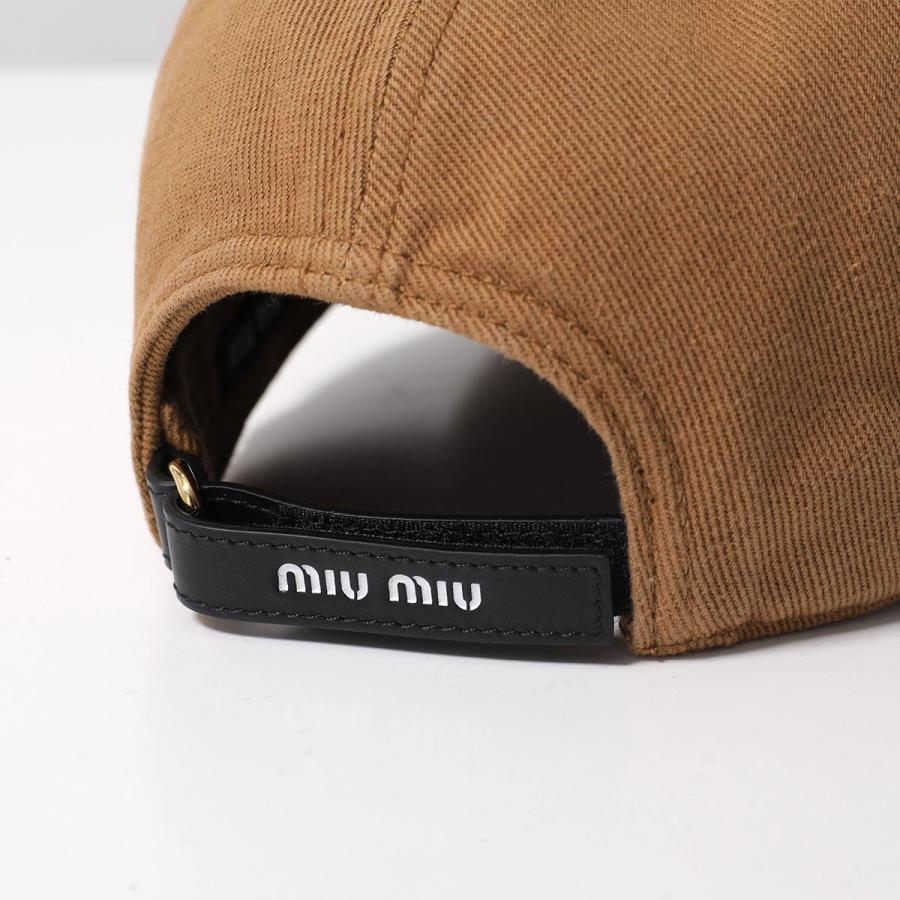 miu miu（ミュウミュウ） ベースボールキャップ 5HC370 2CR2