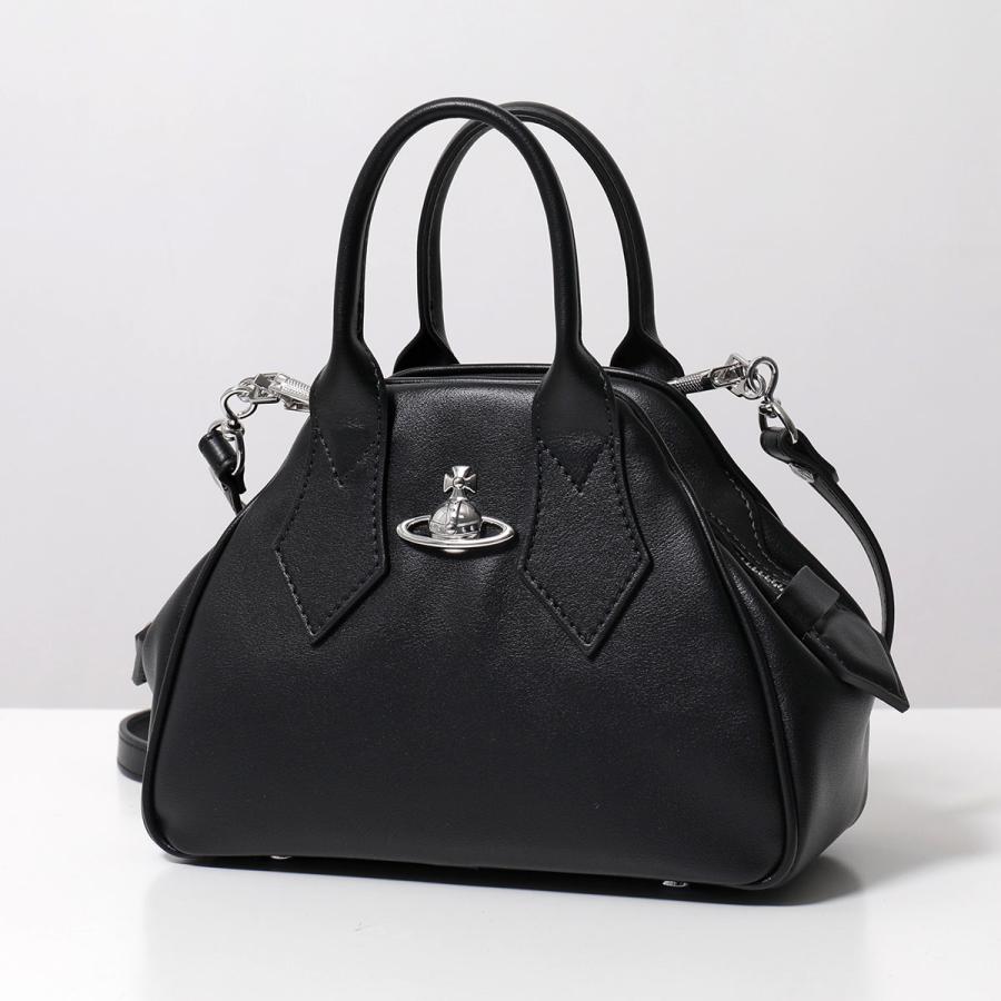 【美品/付属品】ヴィヴィアンウエストウッド ヤスミン ハンドバッグ オーブ 茶 Vivienne Westwood（ヴィヴィアンウエストウッド） ショルダーバッグ