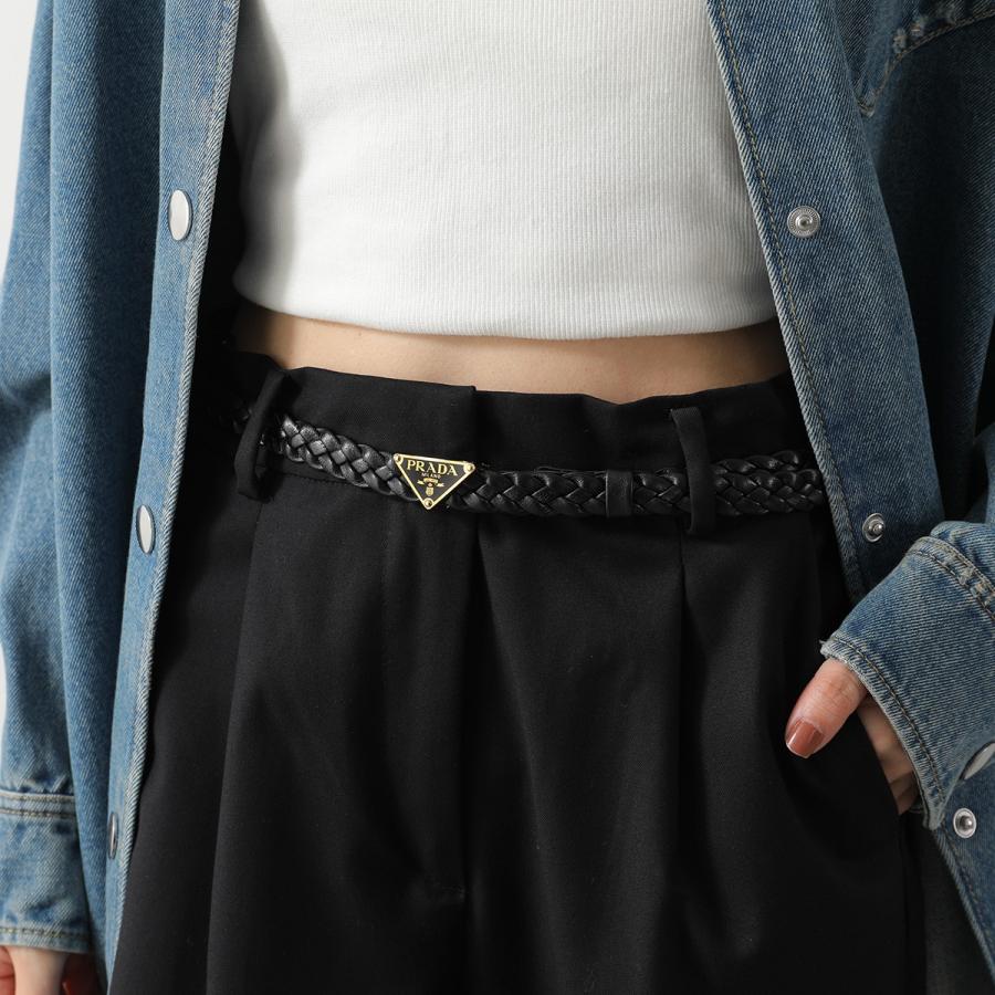 PRADA（プラダ） ナローベルト 1CS113 2C9B レディース レザー