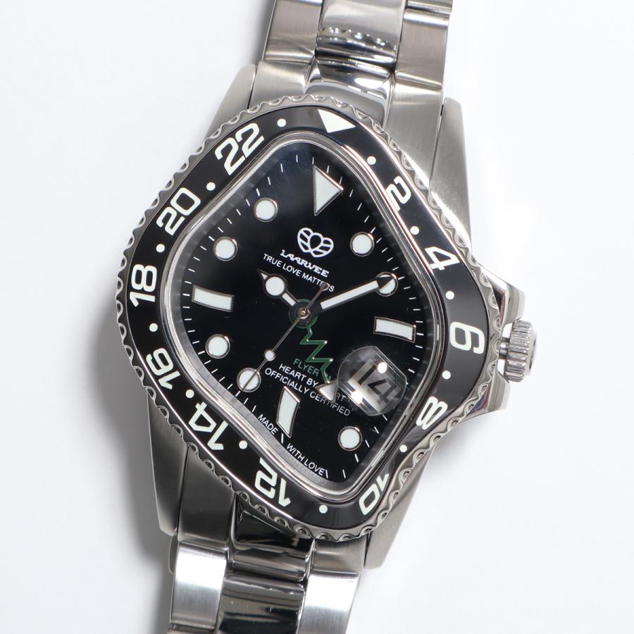 LAARVEE ラーヴィー 腕時計 PEA001GMT メンズ ウォッチ ステンレス