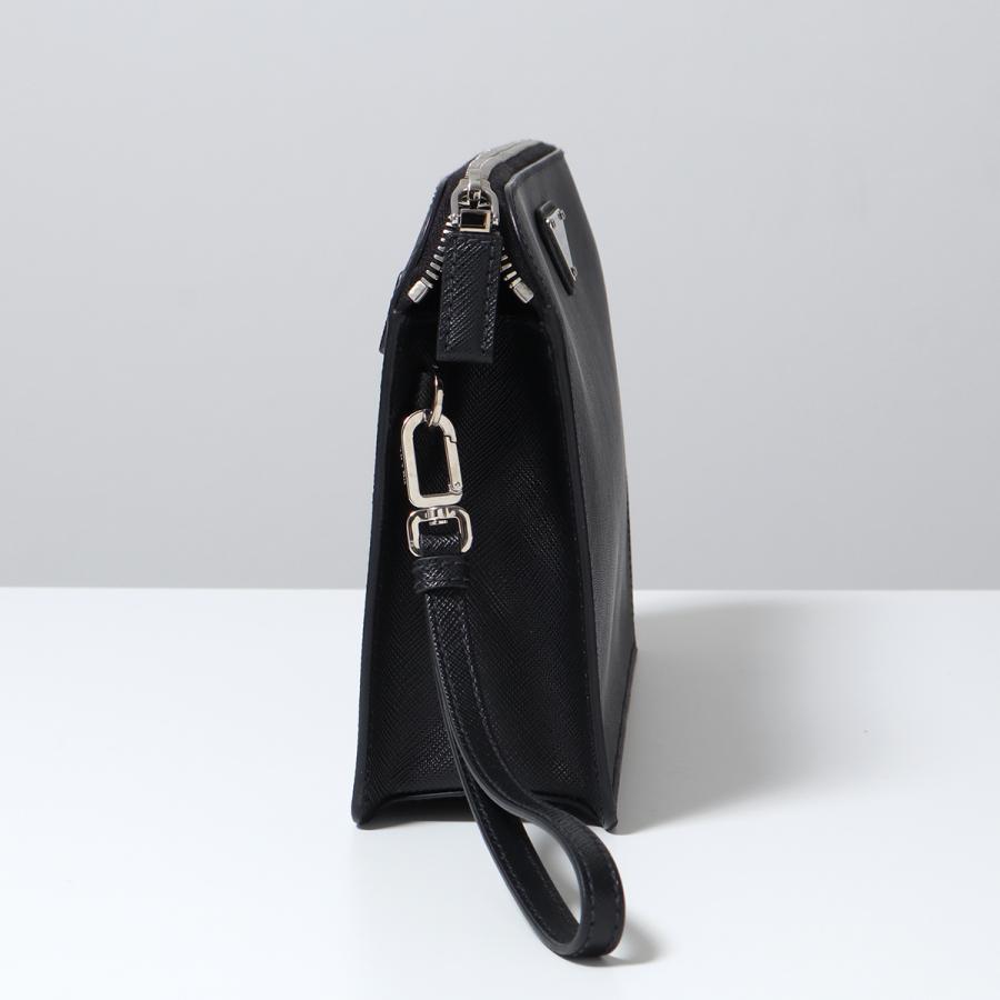 ✨極上美品✨PRADA 2VF056 サフィアーノ クラッチバッグ✨ PRADA（プラダ） クラッチバッグ 2VF056 9Z2 メンズ サフィアーノ