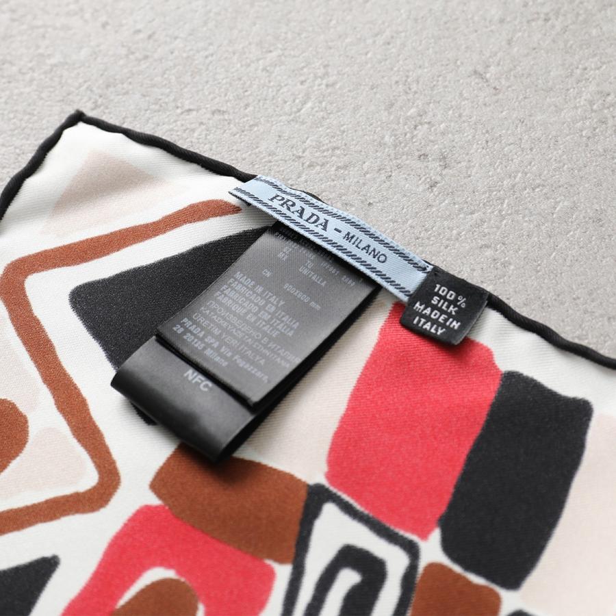 PRADA（プラダ） スカーフ 1FF001 2A00 2A92 レディース シルク