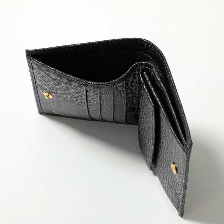 PRADA（プラダ） 二つ折り財布 1MV204 QWA レディース レザー
