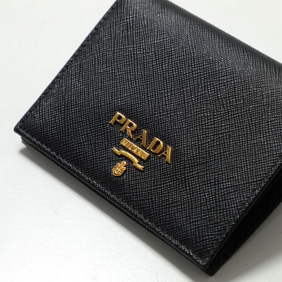 PRADA（プラダ） 二つ折り財布 1MV204 QWA レディース レザー