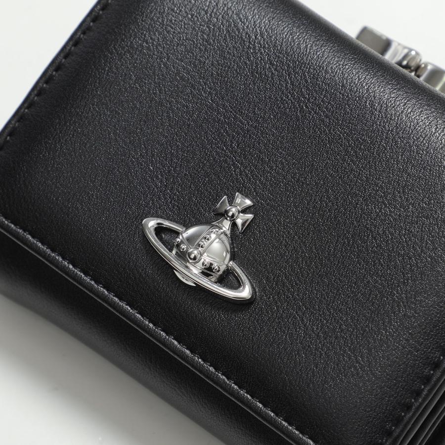 新品【Vivienne Westwood】オーブ　スモール　フレームウォレット Vivienne Westwood（ヴィヴィアンウエストウッド） 三つ折り財布 SMALL