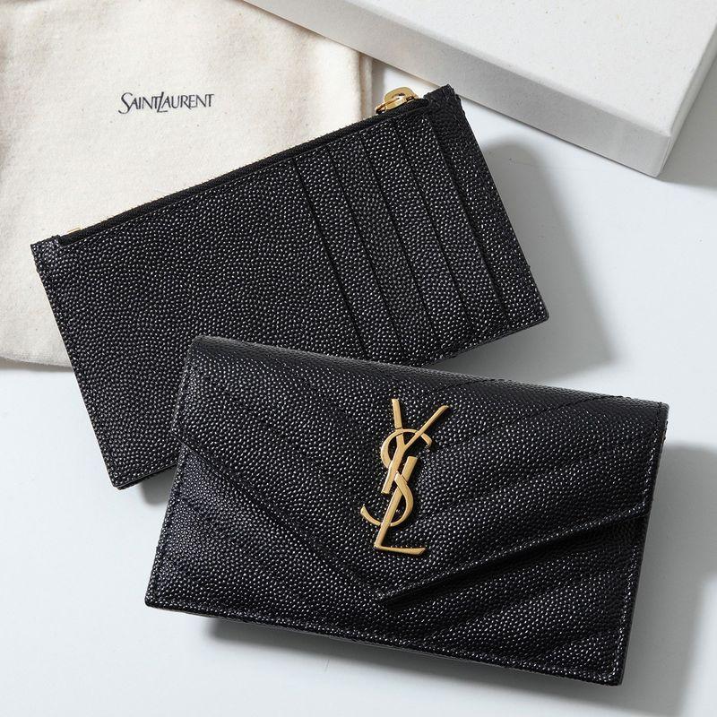 SAINT LAURENT サンローラン コインケース 612808 BOW01 メンズ カード