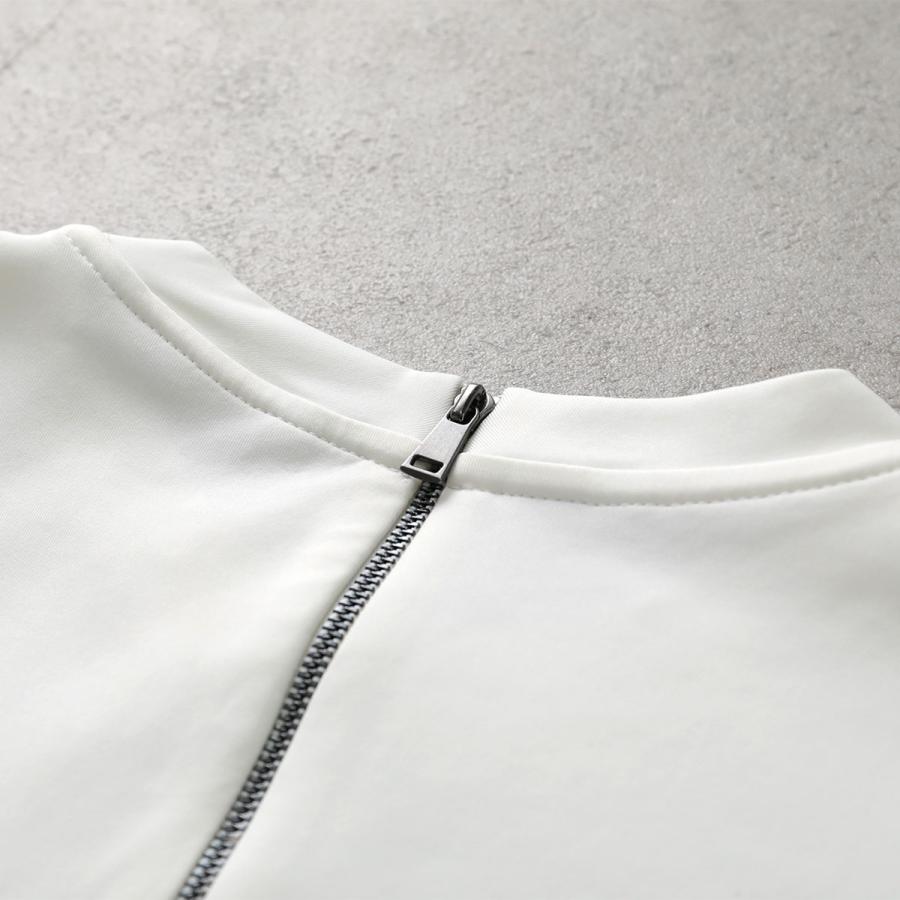 近年・美品✨マックスマーラ　23年　白タグ　シャツワンピース　リボン　ロゴボタン Max Mara（マックスマーラ） ワンピース AGORA アゴラ レディース