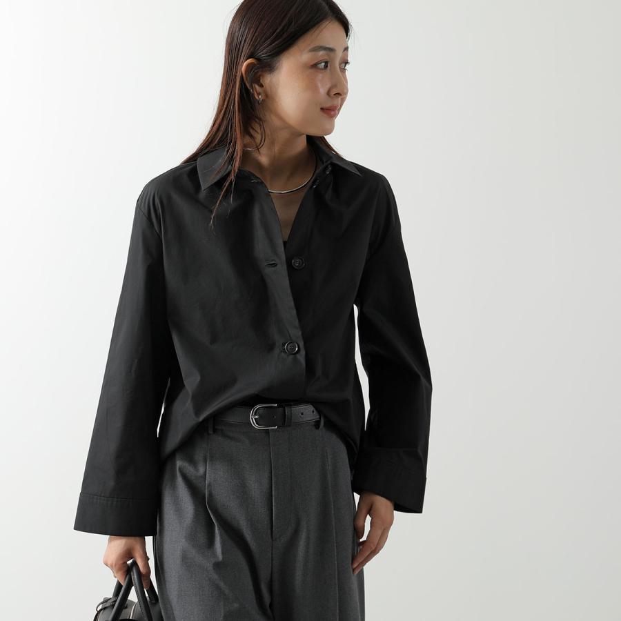 未使用級✨エスマックスマーラ リネン 100% 丸襟シャツ ボックスシルエット S MAXMARA（エスマックスマーラ） エス マックスマーラ シャツ BELLA