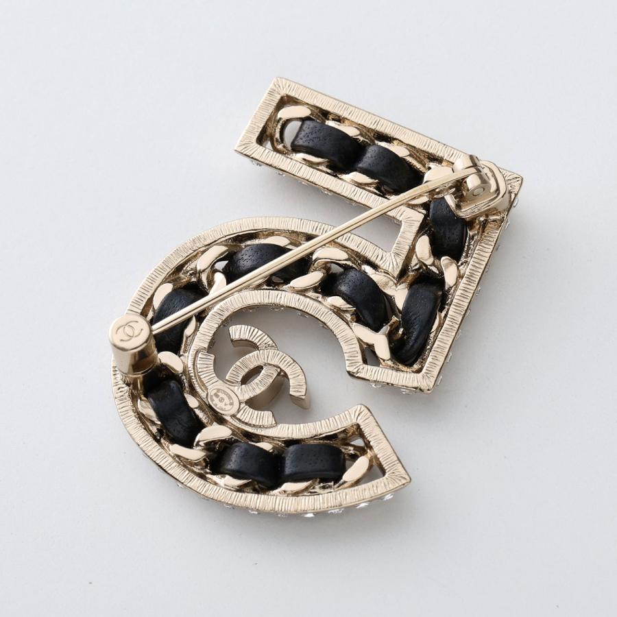 CHANEL（シャネル） ブローチ ABA170 B10370 レディース メタル レザー