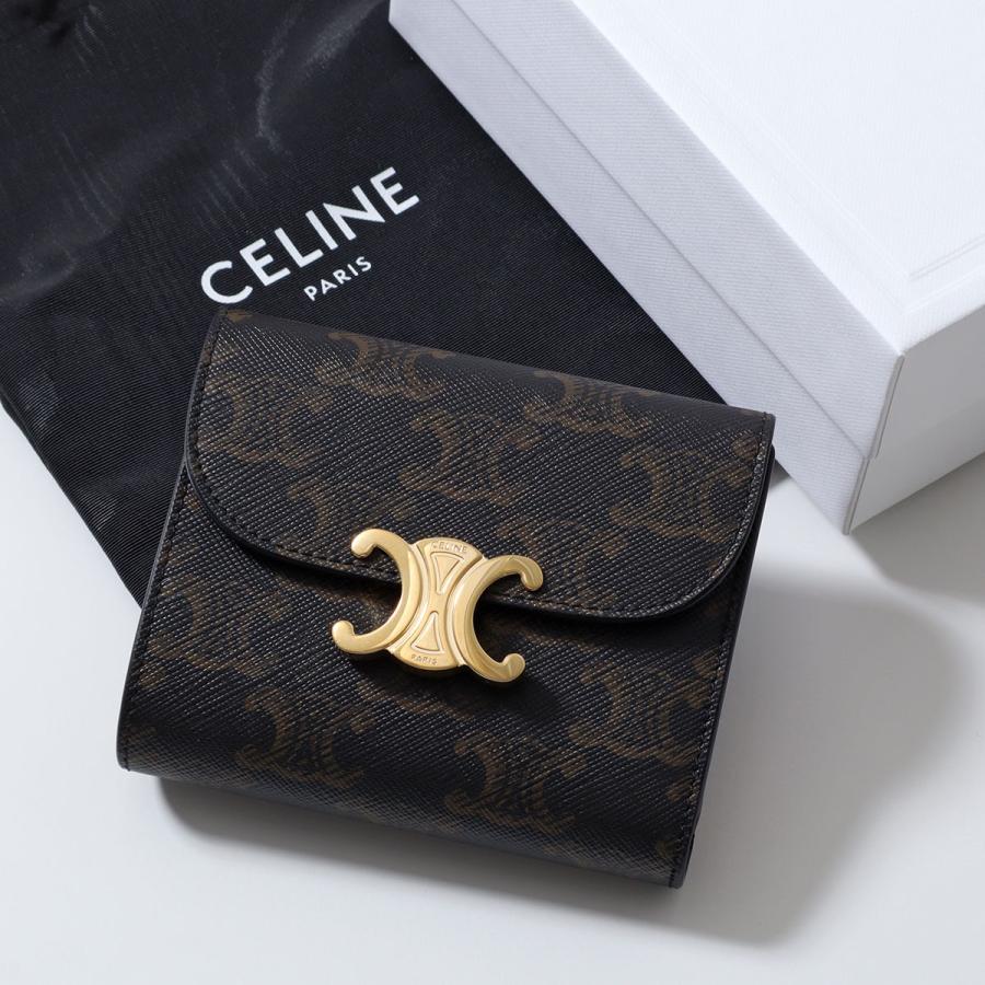 CELINE（セリーヌ） 三つ折り財布 SMALL FLAP WALLET 10D782CQH.04LU
