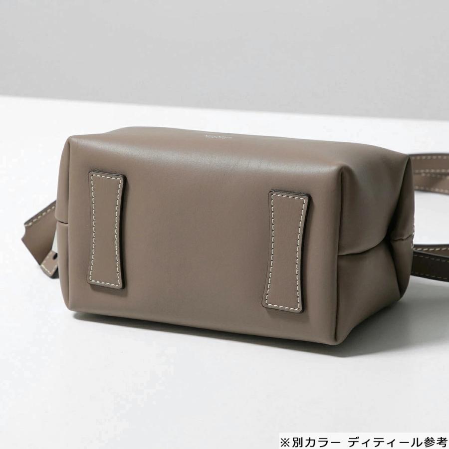 Max Mara 茶　南京錠　鍵　ブガッティ型　ロゴ　ハンドバッグ Max Mara（マックスマーラ） ハンドバッグ HOLDALLS ホールドオール