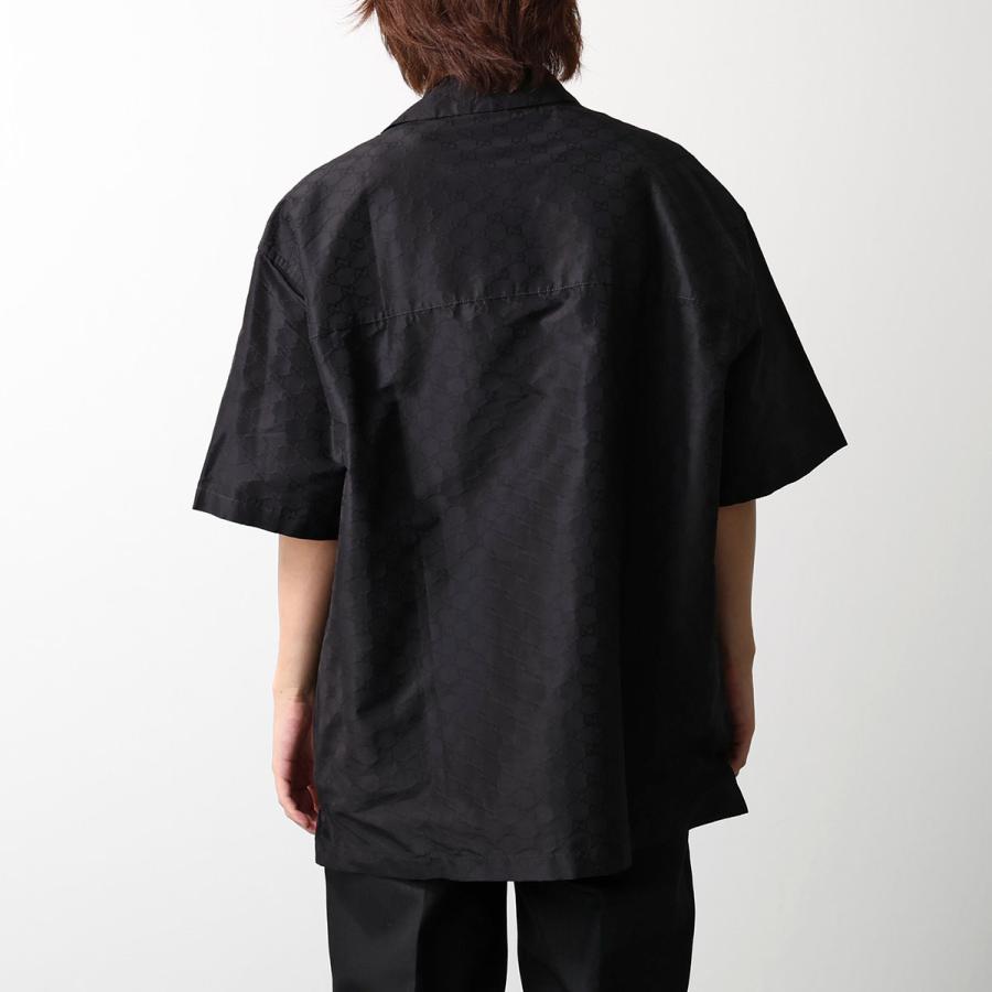 GUCCI（グッチ） シャツ 819356 Z7AM2 メンズ 半袖 GGロゴ シルク混
