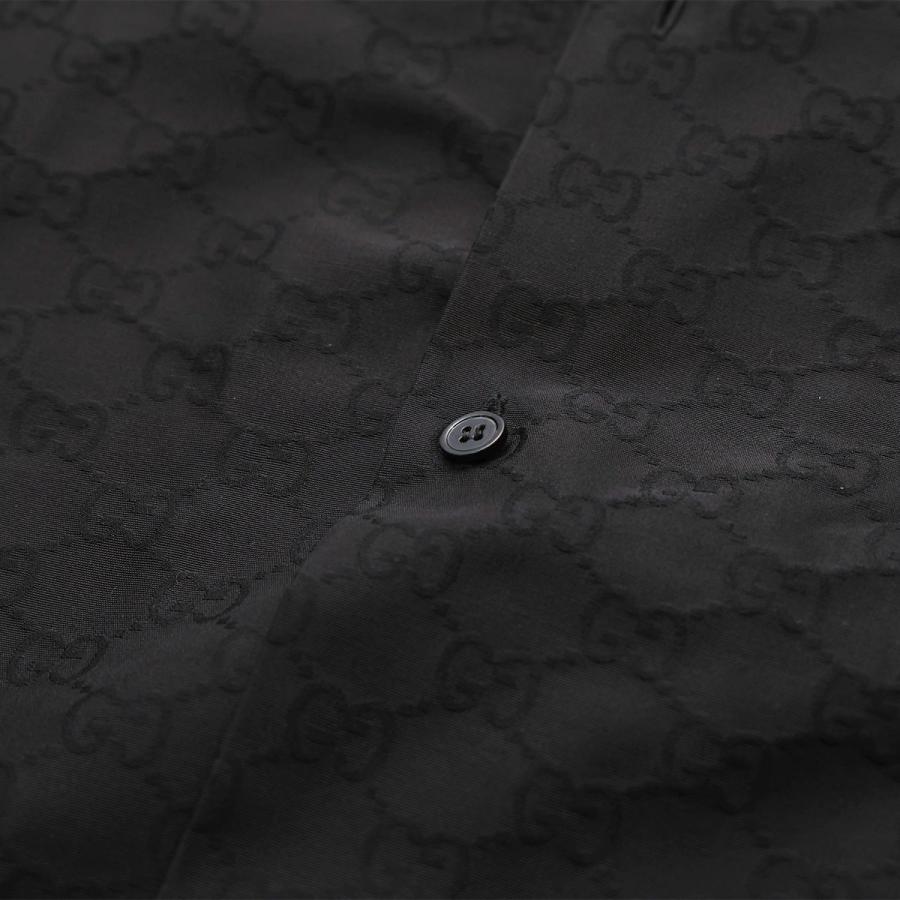 GUCCI（グッチ） シャツ 819356 Z7AM2 メンズ 半袖 GGロゴ シルク混