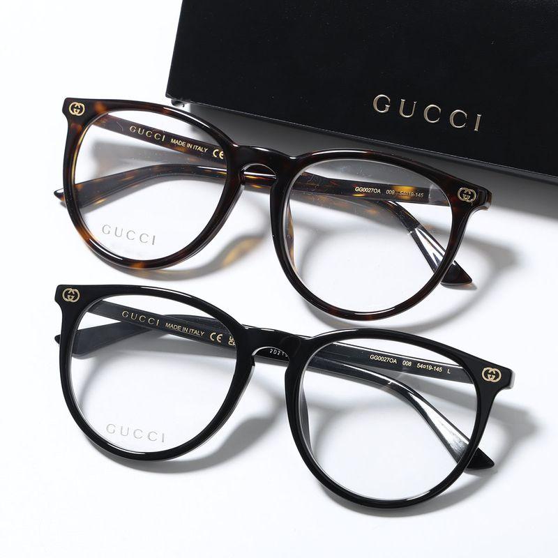 GUCCI（グッチ） メガネ GG0027OA レディース ボストン型 セルフレーム