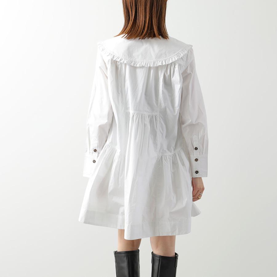 GANNI（ガニー） ワンピース Mini Shirt Dress F8634 レディース