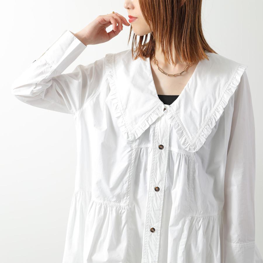 GANNI（ガニー） ワンピース Mini Shirt Dress F8634 レディース