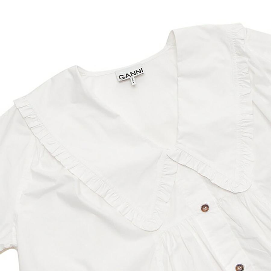 GANNI（ガニー） ワンピース Mini Shirt Dress F8634 レディース