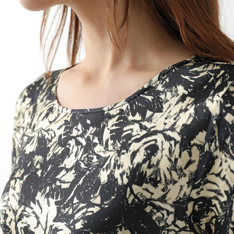 GANNI（ガニー） ワンピース Printed Satin Maxi Dress F9200