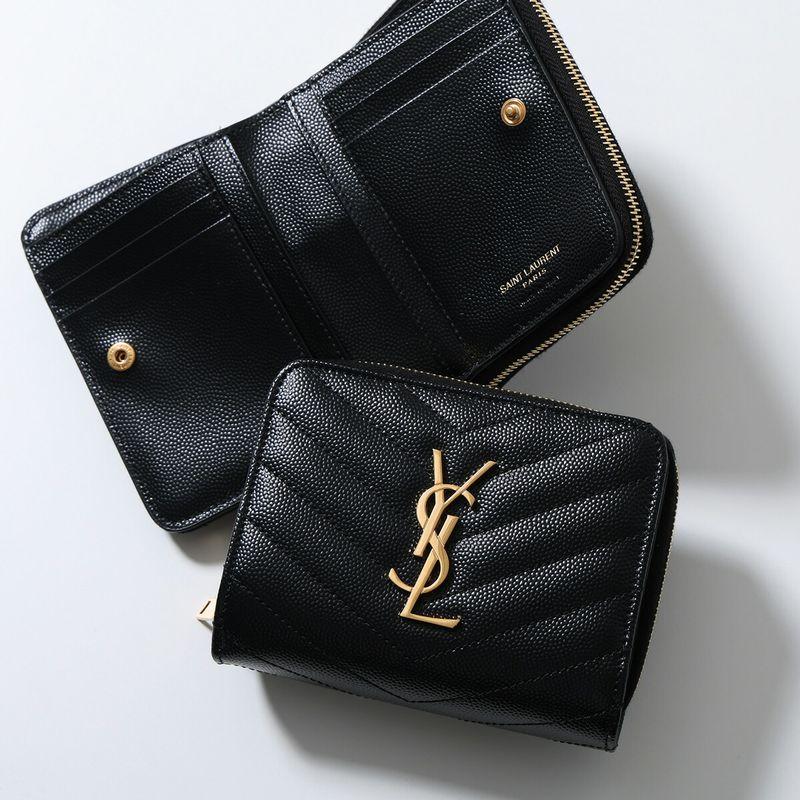 SAINT LAURENT サンローラン 二つ折り財布 668288 BOW01 レディース