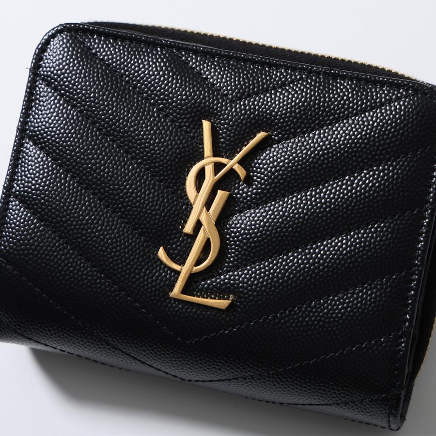 SAINT LAURENT サンローラン 二つ折り財布 668288 BOW01 レディース